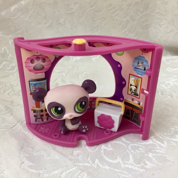 Littlest Pet Shop - Chinese Purple Panda Set - Picture 1 of 4